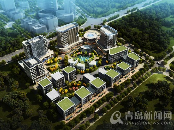 高清青岛软件科技城规划解读效果图发布